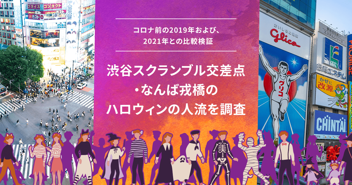 2022年ハロウィンの人流を調査