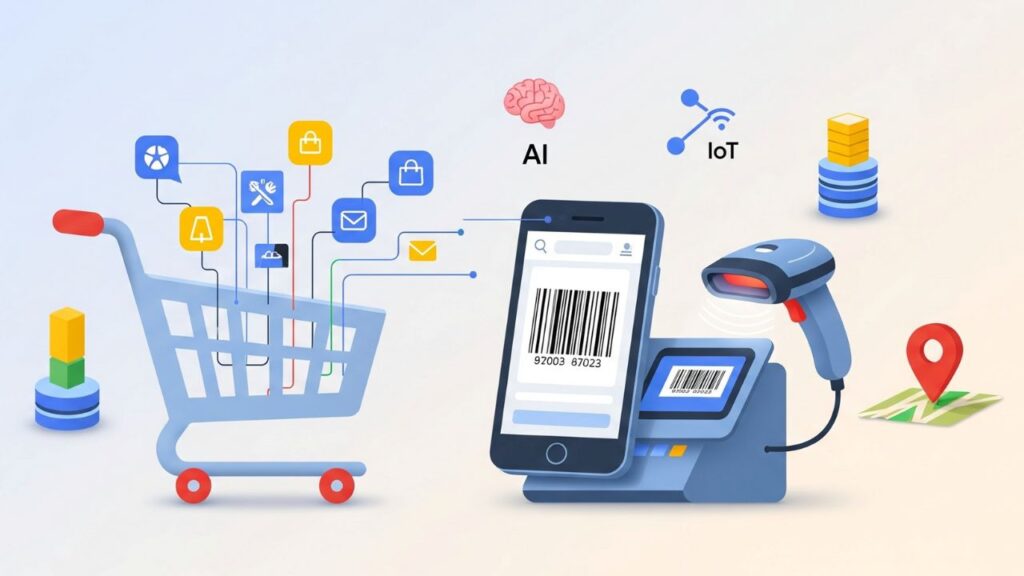 リテールテックの主な領域と技術